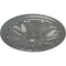 Ekena Millwork Bordeaux Ceiling Medallion (Fits Canopies up to 3 1/4"), Hand-Painted Silver, 22 5/8"OD x 1 3/4"P CM22BOSLS - alternate 4